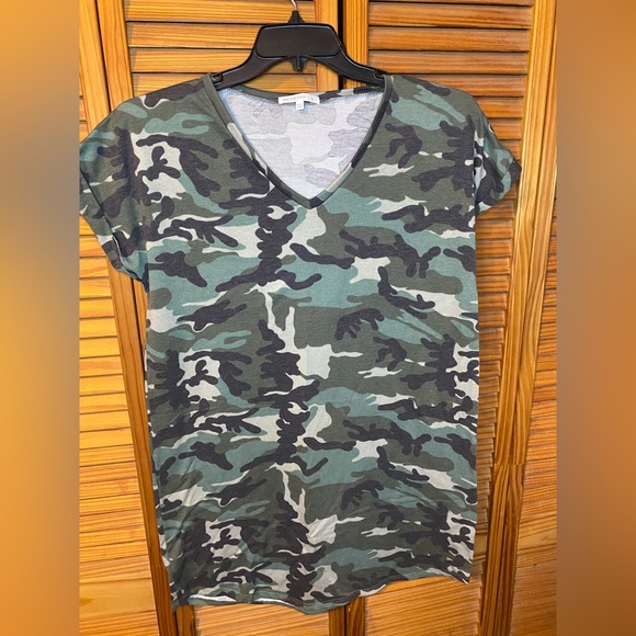 Camouflage T-Shirt Dress - Picture 2 of 4